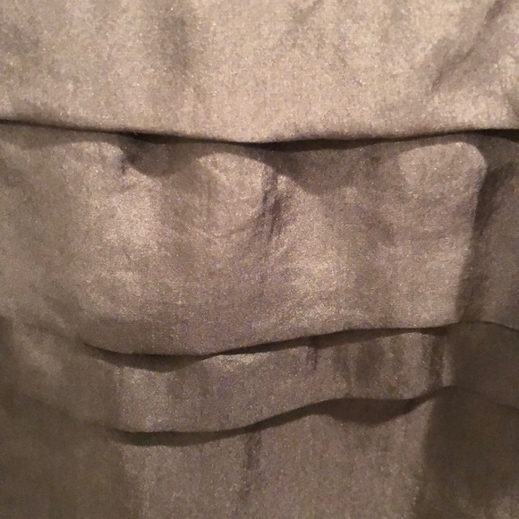 Gray Silk Habutai Eileen Fisher Layered Tank - Picture 8 of 8